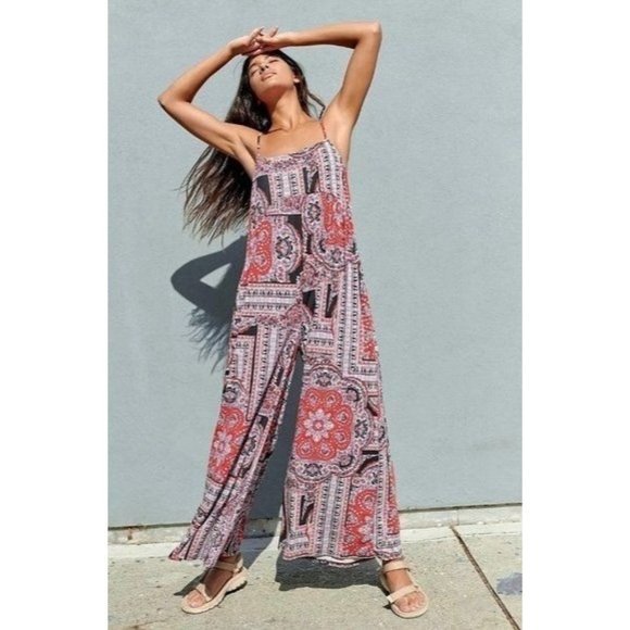 Free People Pants - Free People Here We Go Onesie Black Noir